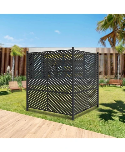 Outdoor Privacy Screen Fence Panels - 47x47" - All-Weather