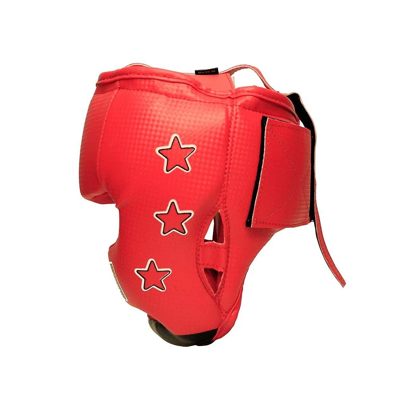 The Champ Boxing Headgear Lightweight, Durable, Adjustable Sparring Gear for Training, Kickboxing, Mma, Muay Thai, Red/Black