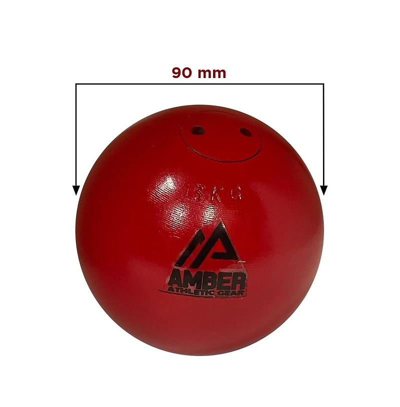 Amber Fight Gear Precision Performance 4.5kg Iron Shot Put Versatile Training and Competition Excellence with Sturdy Cast Build Durable Polyu