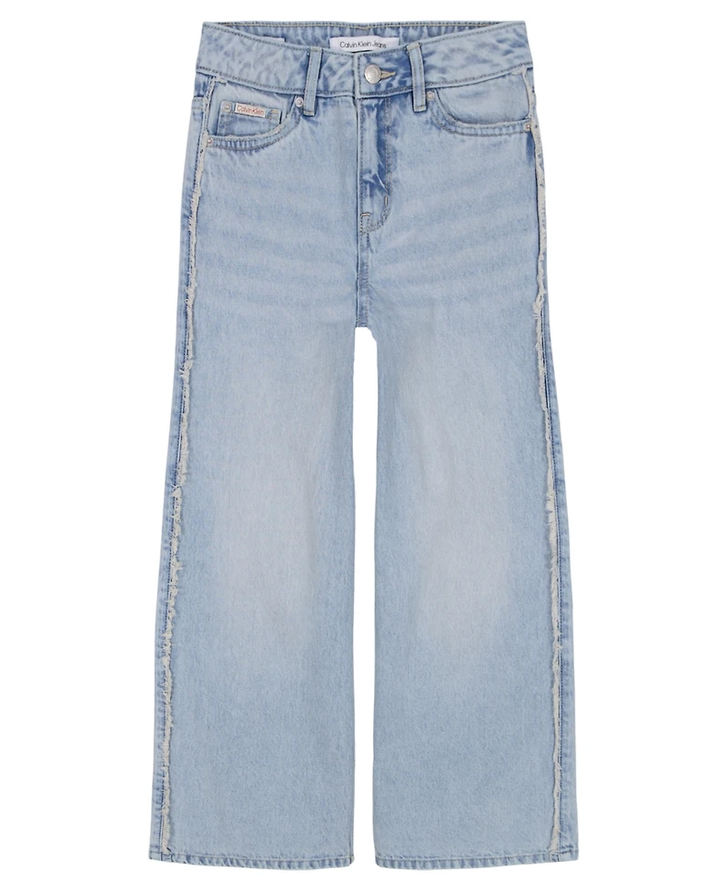 Clavin Klein Big Girls Denim Wide Leg Jeans