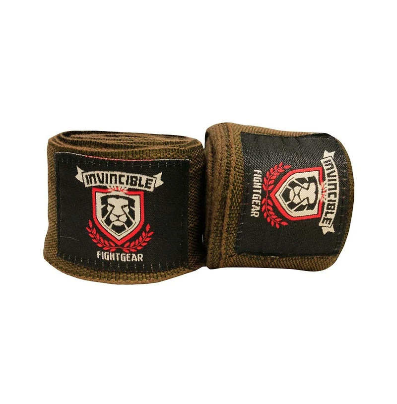 Amber Invincible Elastic Thick Hunter Green 200" Handwraps