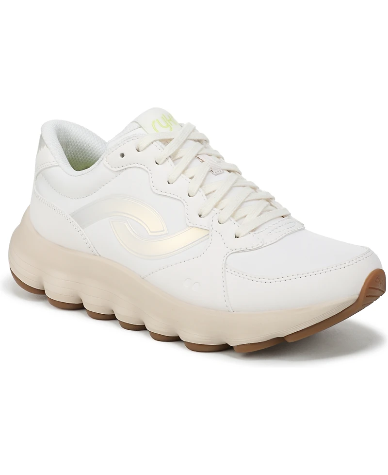 Ryka Women's Podflow Retro Lace Up Walking Sneakers