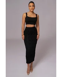 Jluxlabel Women's Morgan Knit Maxi Skirt