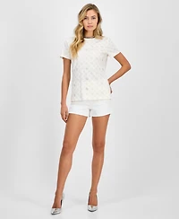 Guess Women's Gloria Peony Short-Sleeve T-Shirt