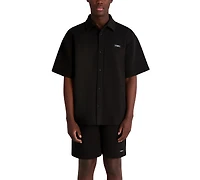 Karl Lagerfeld Paris Men's Criss-Cross Logo Shirt