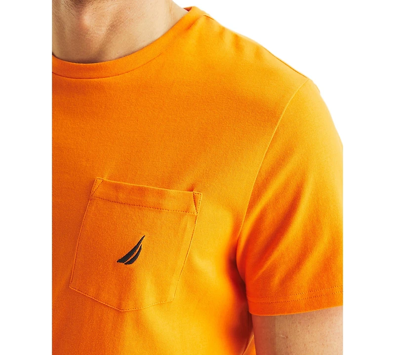 Nautica Men's Classic-Fit Solid Crew Neck Pocket T-Shirt