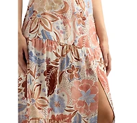 Bcx Juniors' Tiered Slit-Hem Maxi Skirt