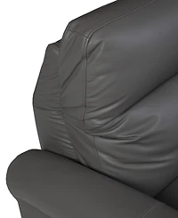 Thandler 5-Pc. Leather L Shape Sectional with 3 Power Recliners and 1 Storage Console, Exclusively at Macy's