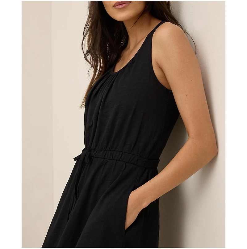 Pact Women's Organic Cotton Relaxed Slub Tank Maxi Dress