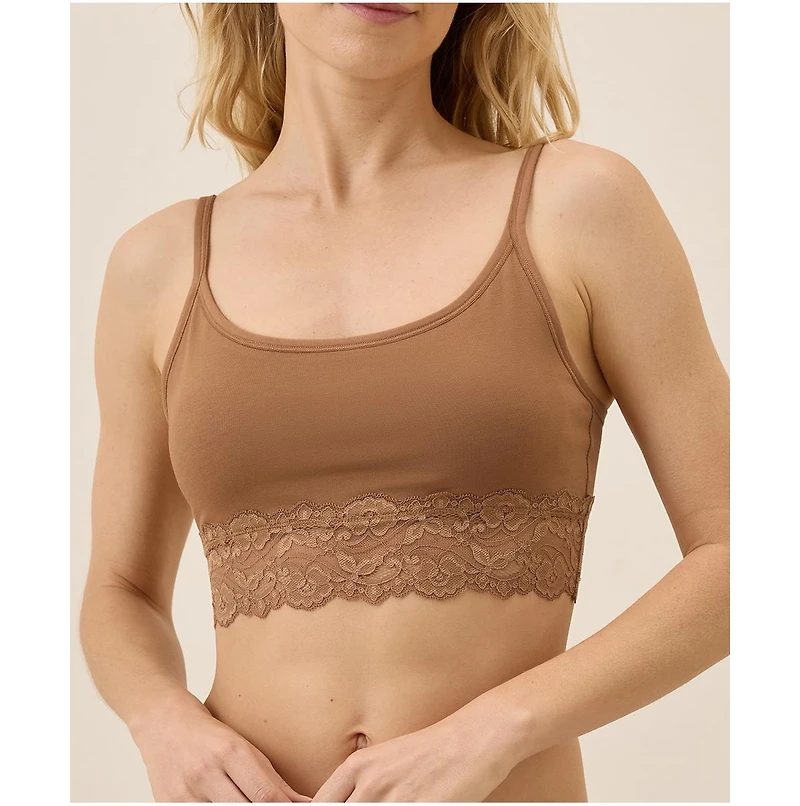 Pact Women's Lace Smooth Cup Bralette