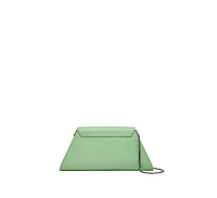 Susu Leather Clutch Bag Summer Green Evening Purse Unique Women's Handbag