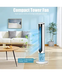 Portable Evaporative Air Cooler for Room, Quiet 41-inch Oscillating Air cooler with Remote, 3 Modes, 3 Speeds, Led Display, 9H Timer, Floor Standing B
