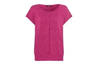 Olsen Women's Sleeveless Boat Neck Dolman Pullover