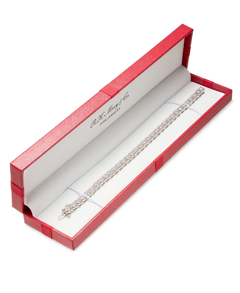 Diamond Tennis Bracelet (10 ct. t.w.) in 14k White Gold, Created for Macy's