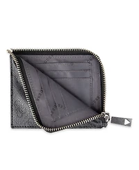 Guess Men's Rfid Quatro G Zip Around Card Case Wallet