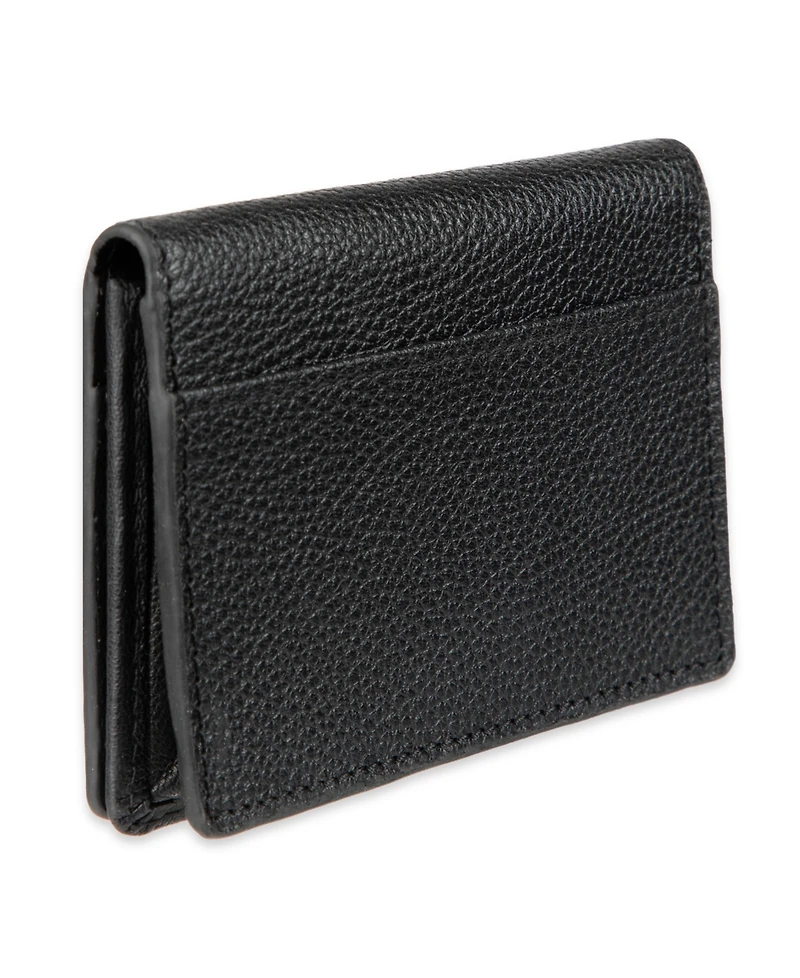 Guess Men's Rfid Tonal Gusset Card Case Wallet