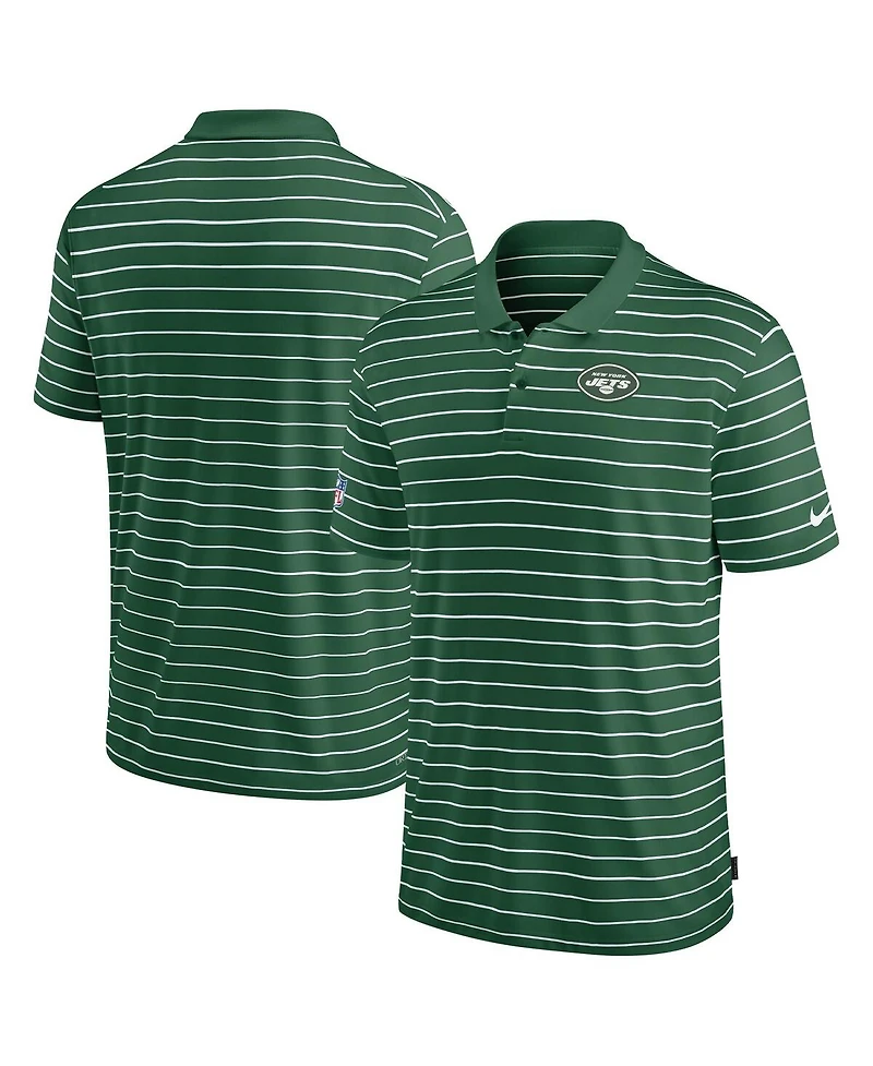 Nike Men's New York Jets Sideline Lock Up Victory Performance Polo Shirt