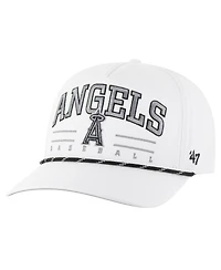 '47 Brand Men's White Los Angeles Angels Roscoe Speckle Hitch Adjustable Hat