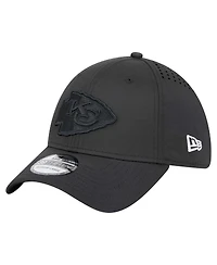 New Era Men's Black Kansas City Chiefs Hydro 39THIRTY Flex Hat