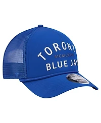 New Era Men's Royal Toronto Blue Jays Minimalist 9FORTY A-Frame Adjustable Hat