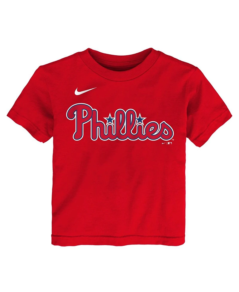 Nike Toddler 2-Piece Red/Navy Philadelphia Phillies Mesh T-Shirt and Shorts Set