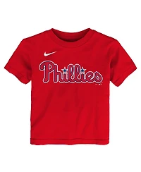 Nike Toddler 2-Piece Red/Navy Philadelphia Phillies Mesh T-Shirt and Shorts Set