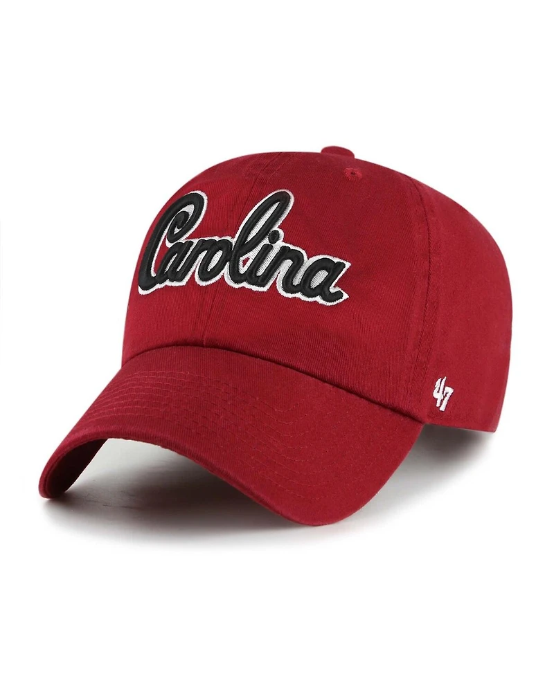 47 Brand Men's Garnet South Carolina Gamecocks Vault Clean Up Adjustable Hat