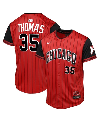 Outerstuff Big Boys and Girls Frank Thomas Red/Black Chicago White Sox 2025 City Connect Limited Player Jersey