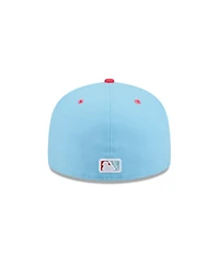 New Era Men's Light Blue Harrisburg Senators Theme Nights 59FIFTY Fitted Hat