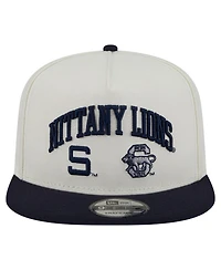 New Era Men's White Penn State Nittany Lions Collegiate 9FIFTY A-Frame Snapback Hat