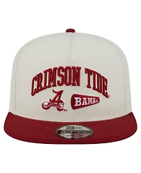 New Era Men's White Alabama Crimson Tide Collegiate 9FIFTY A-Frame Snapback Hat