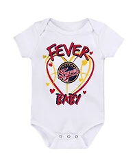 Outerstuff Baby Boys and Girls 3-Piece Indiana Fever Slide Home Creeper Set
