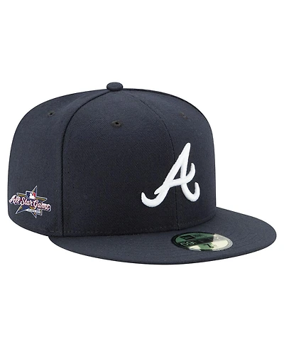 New Era Men's Navy Atlanta Braves 2025 Mlb All-Star Game 59FIFTY Fitted Hat