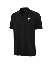 Antigua Men's Black Clemson Tigers Golfer Western Polo Shirt