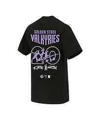 Round21 Men's and Women's Kate Martin Black Golden State Valkyries Launch Name Number T-Shirt