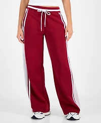 Madden Girl Juniors' High-Rise Athletic Fleece Pants