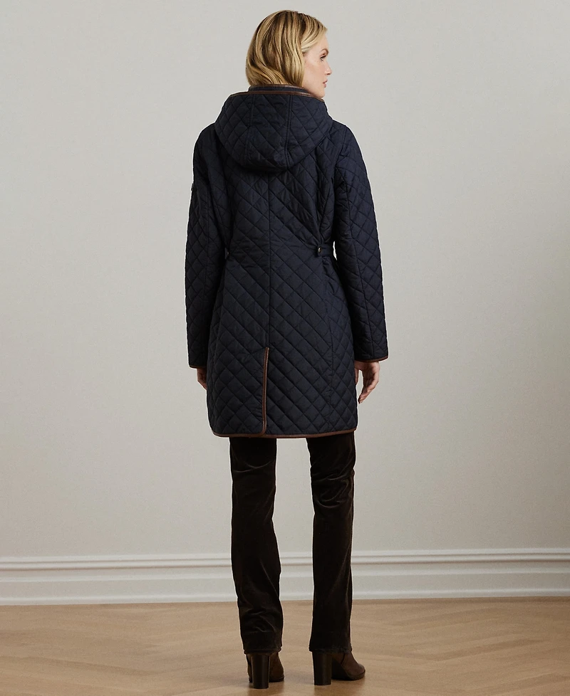 Lauren Ralph Lauren Women's Hooded Quilted Coat