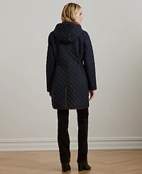 Lauren Ralph Lauren Women's Hooded Quilted Coat