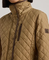 Lauren Ralph Women's Hooded Quilted Coat