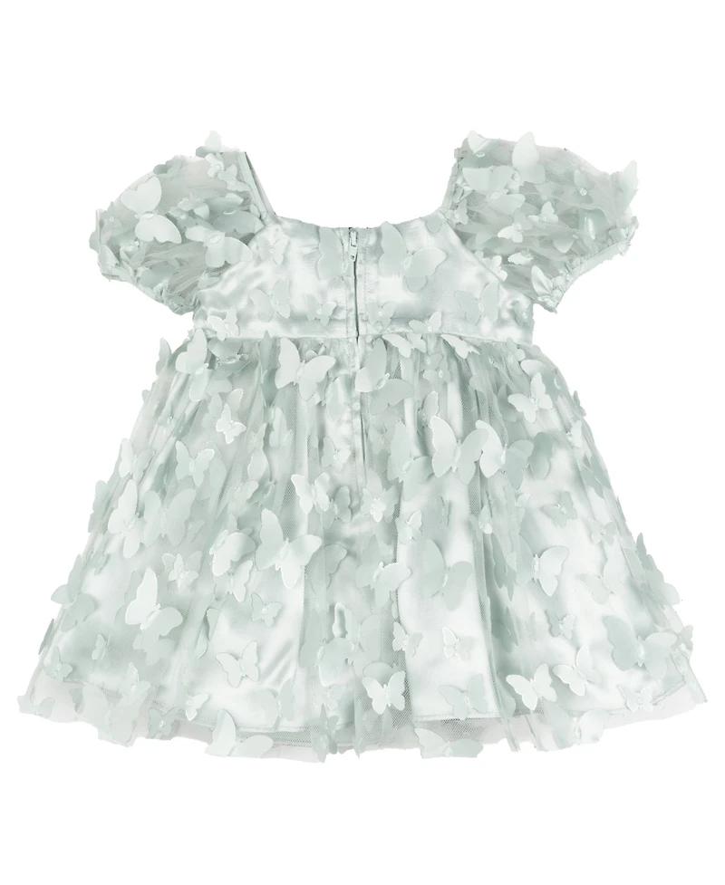 Rare Editions Baby Girls 3D Butterfly Dress
