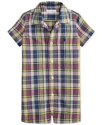 Polo Ralph Lauren Baby Boys Plaid Madras Shortalls