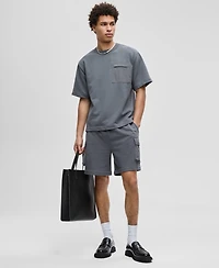 Mode of One Men's Mixed Relaxed-Fit French Terry Pocket T-Shirt, Macy's Exclusive