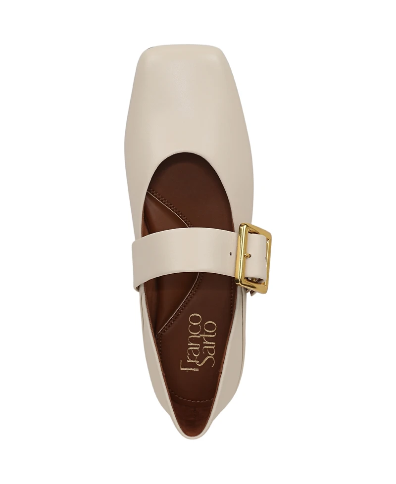 Franco Sarto Women's Oakes Square Toe Ballerina Flats
