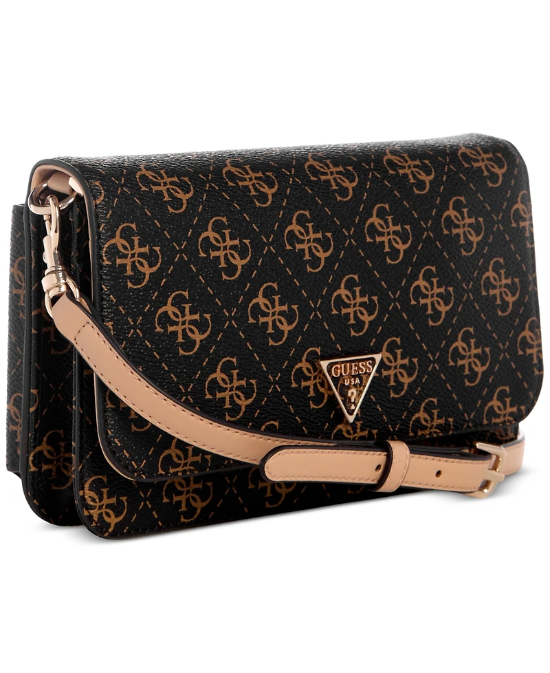 Guess Noelle Ii Logo Crossbody Flap Bag
