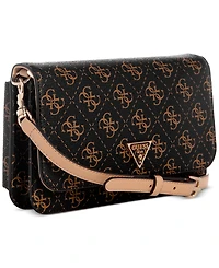 Guess Noelle Ii Logo Crossbody Flap Bag