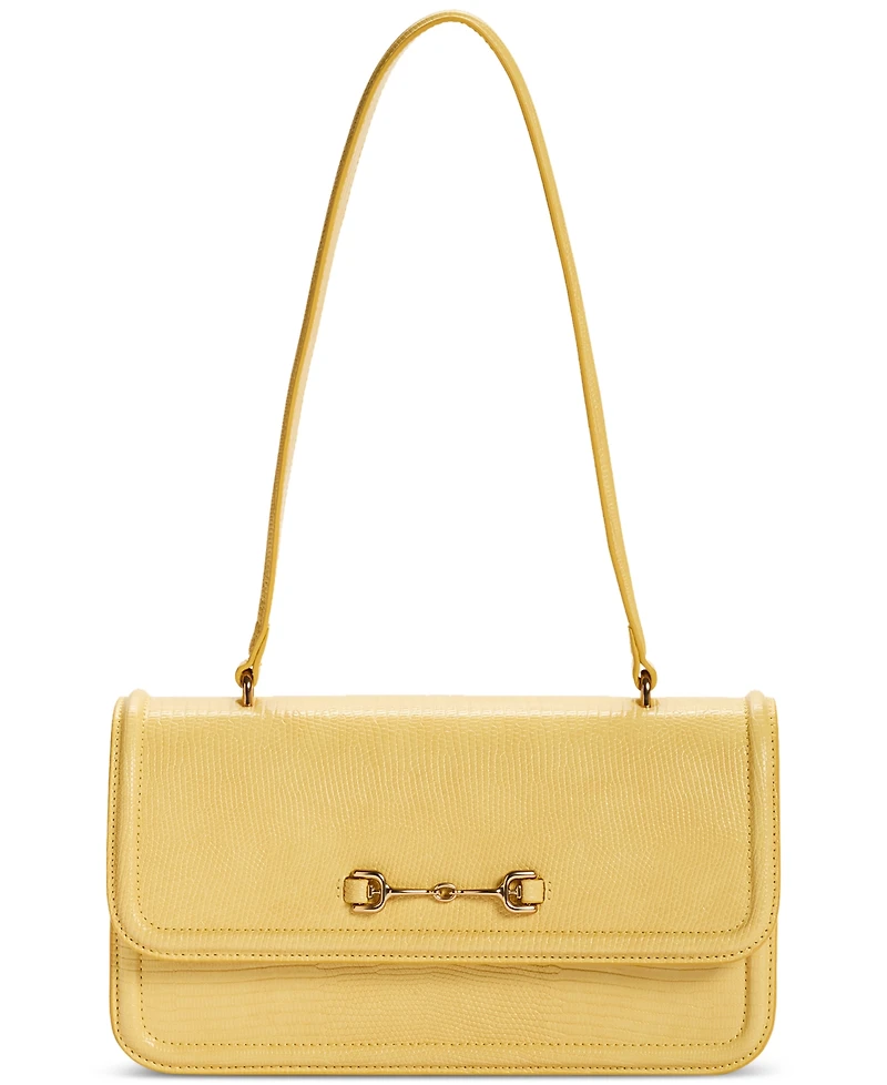 Sam Edelman Loraine Embossed Lizard Flap Shoulder Bag
