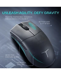 Thunderobot ML903 Wireless Gaming Mouse with Rgb Charging Dock, 26K Dpi, 650 Ips, 65g Ultra-Lightweight, Tri-Mode Connectivity, 70Hrs+ Battery, Ergono