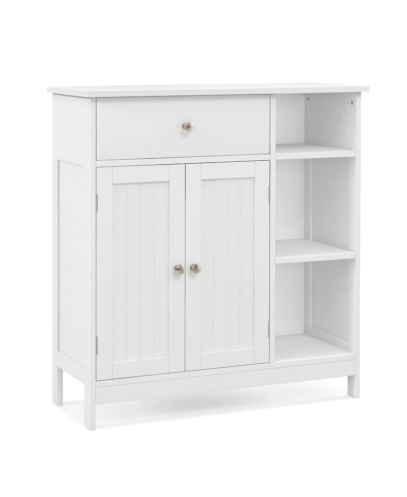 Freestanding Kitchen Cupboard Storage Organizer with 1 Large Drawer