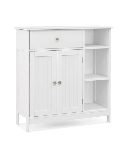 Freestanding Kitchen Cupboard Storage Organizer with 1 Large Drawer