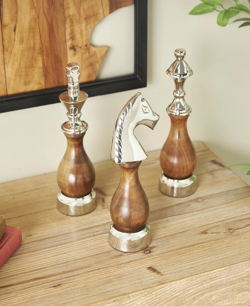 Rosemary Lane Traditional Sculpture, Set of 3